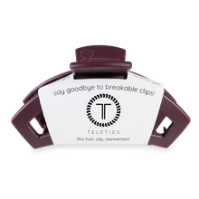 Load image into Gallery viewer, TELETIES - Open Hair Clip | Large | Burgundy Bliss