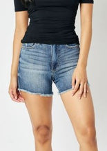 Load image into Gallery viewer, Judy Blue Fray Hem Tummy Control Shorts