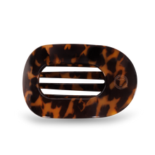 Load image into Gallery viewer, TELETIES - Round Flat Hair Clip | Medium | Tortoise