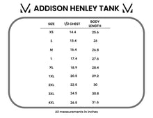 Load image into Gallery viewer, Addison Henley Tank Black