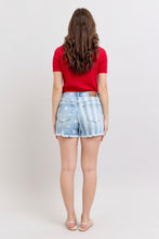 Load image into Gallery viewer, JUDY BLUE Americana Stars & Stripes Fray Hem Shorts