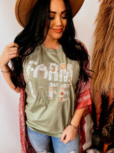 Load image into Gallery viewer, Farm Life Patchwork Tee