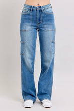 Load image into Gallery viewer, JUDY BLUE 90's Straight Cargo Jean