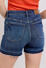 Load image into Gallery viewer, JUDY BLUE Tummy Control Destroy Release Hem Shorts
