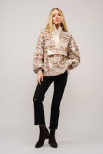 Load image into Gallery viewer, Aztec Jacquard Mock Neck Pullover