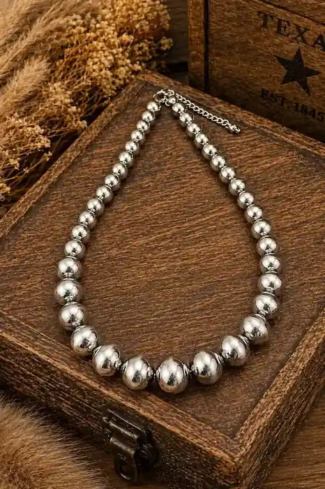 Big Sky Navajo Bead Statement Necklace