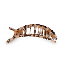 Load image into Gallery viewer, TELETIES - Round Flat Hair Clip | Large | Blonde Tortoise