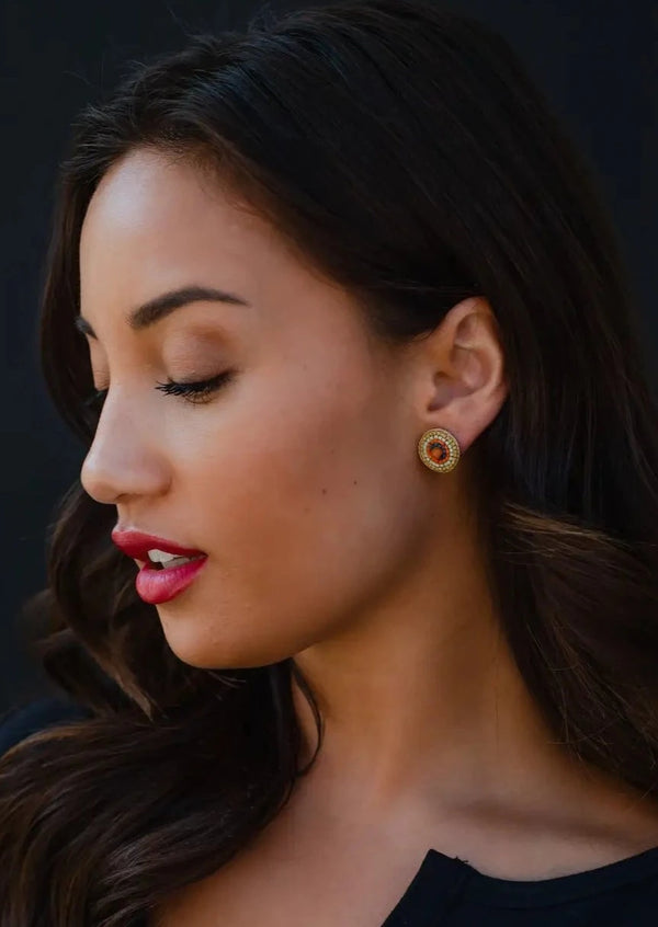 Soulful Stud Earrings-Mint