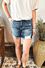 Load image into Gallery viewer, RISEN The Rebel Road Distressed Denim Shorts