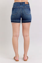 Load image into Gallery viewer, JUDY BLUE Tummy Control Destroy Release Hem Shorts