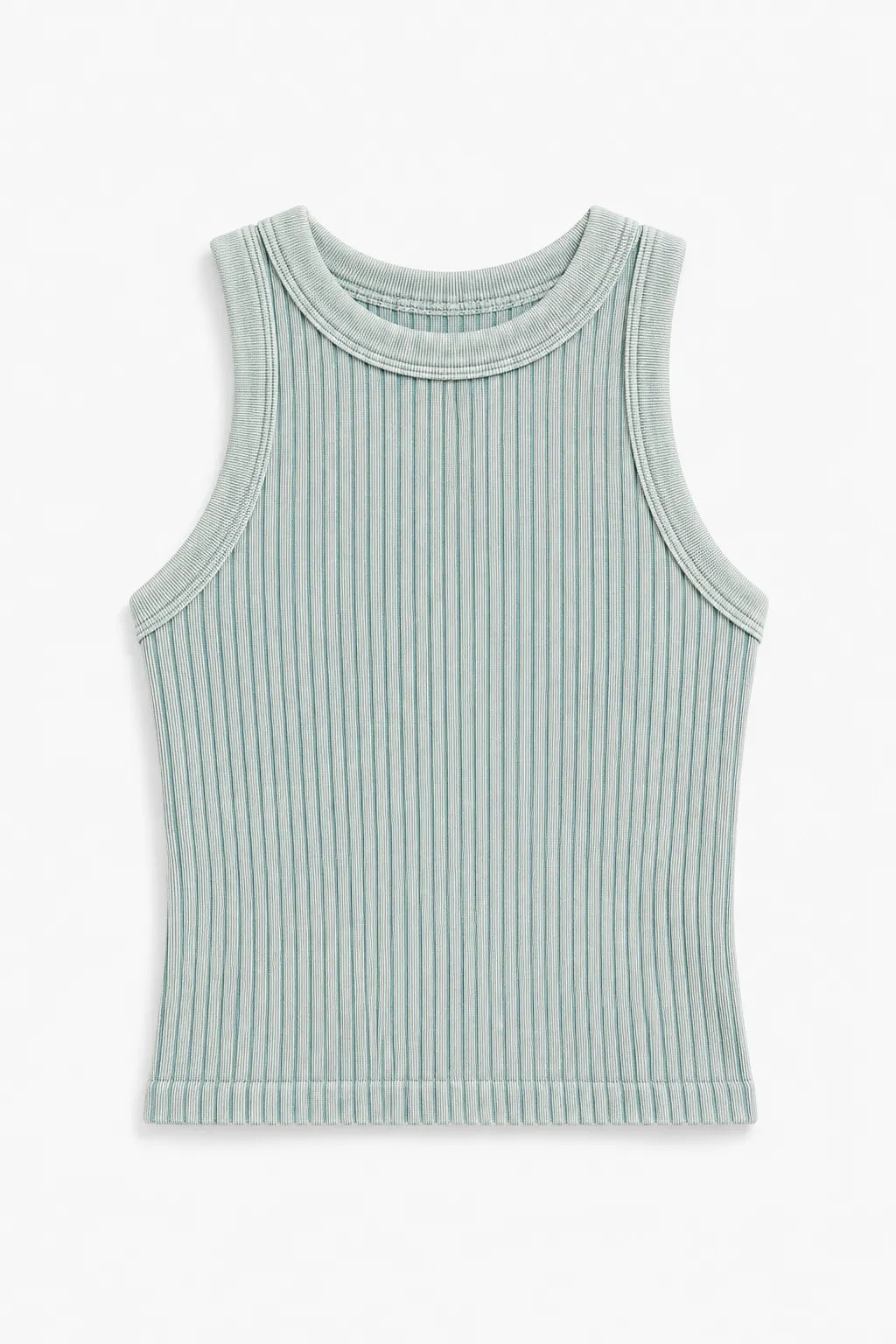 Ribbed Washed Seamless Tank Top