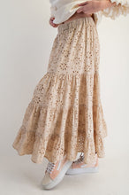 Load image into Gallery viewer, Sunlit Daydream Eyelet Maxi Skirt