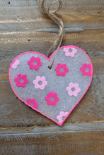 Load image into Gallery viewer, Flower Heart Car Freshie - BLACK HEART