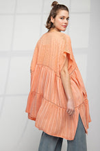 Load image into Gallery viewer, Mineral Wash Voile Tiered Duster