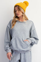 Load image into Gallery viewer, Kenzie Luxe Textured Pullover