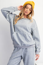 Load image into Gallery viewer, Kenzie Luxe Textured Pullover