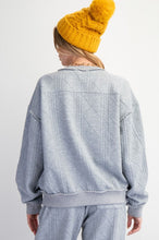Load image into Gallery viewer, Kenzie Luxe Textured Pullover