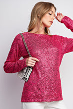 Load image into Gallery viewer, Shimmer + Shine Top Pink