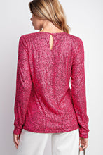 Load image into Gallery viewer, Shimmer + Shine Top Pink