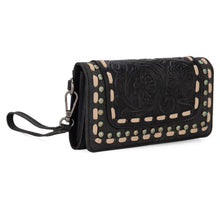 Load image into Gallery viewer, Trinity Ranch Floral Tooled Collection Wallet