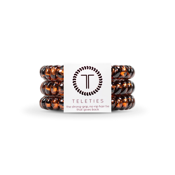 TELETIES - Tortoise - Small Spiral Hair Coils