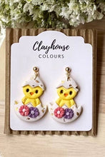 Load image into Gallery viewer, Baby Chick in Bloom Earrings