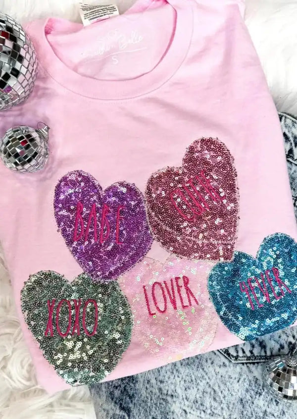 Conversation Hearts Tee