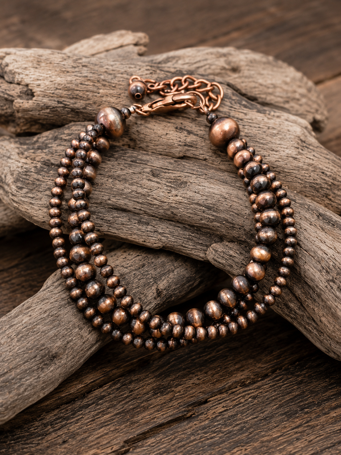 Copper Canyon Three-Strand Bracelet