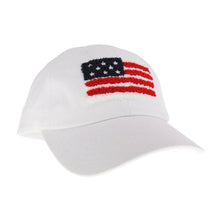 Load image into Gallery viewer, Chenille USA Flag Patch Ball Cap