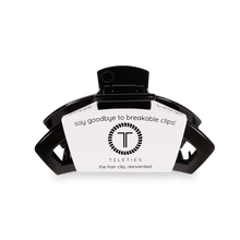 Load image into Gallery viewer, TELETIES - Open Jet Black Medium Hair Clip