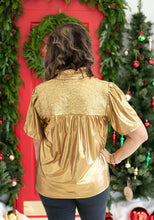 Load image into Gallery viewer, Glitter & Gold Top