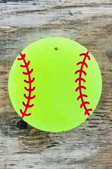 Softball Car Freshie