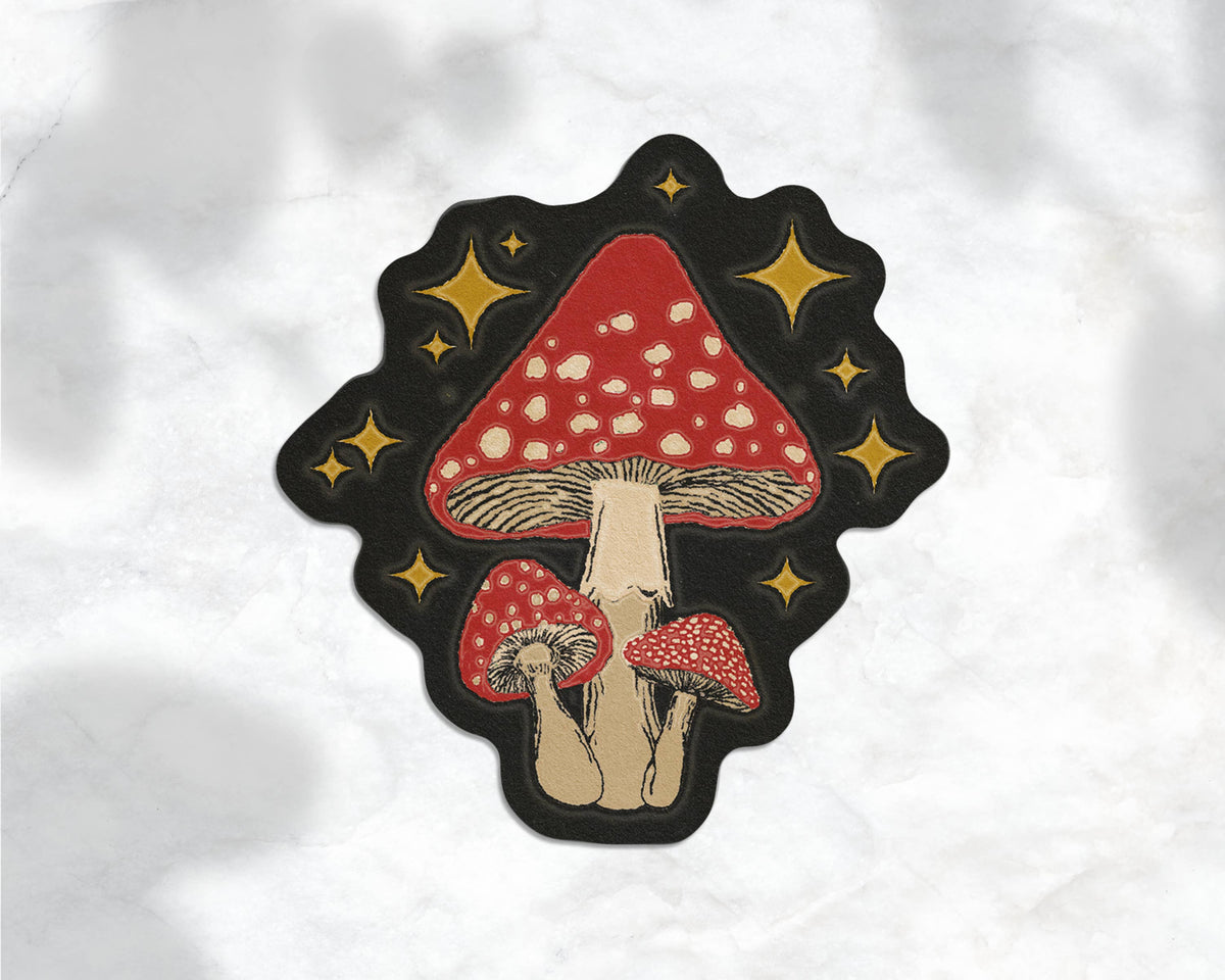 Toadstool Mushroom Sticker