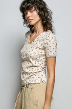Load image into Gallery viewer, Whispered Petals Henley Top