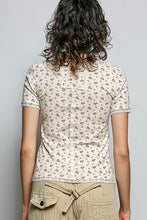 Load image into Gallery viewer, Whispered Petals Henley Top
