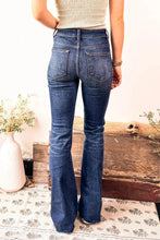Load image into Gallery viewer, RISEN Mid Rise Flare Small Distressed Jean