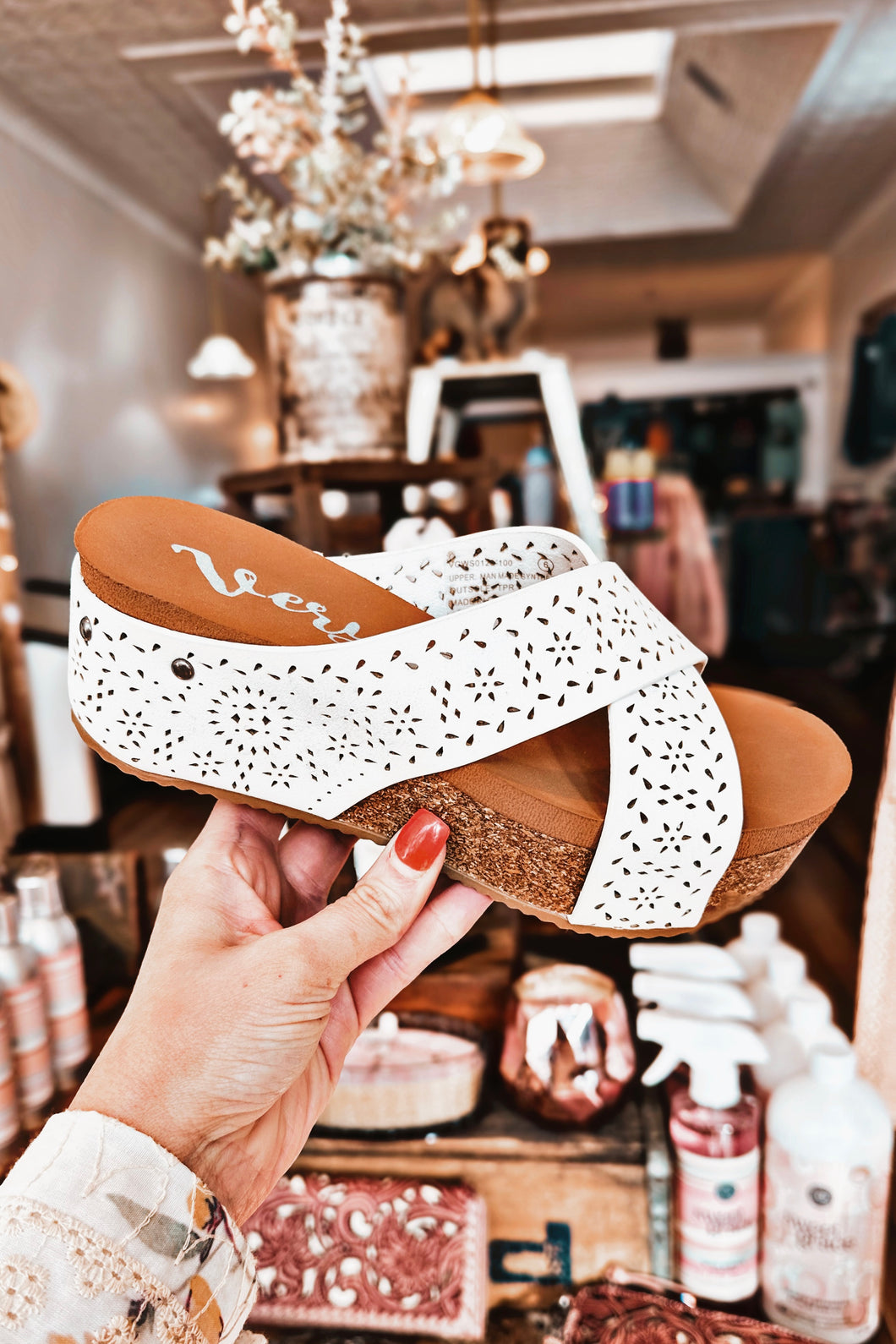 VERY G Capri Slip-On Sandal - WHITE