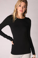 Load image into Gallery viewer, NIKIBIKI Long Sleeve Crew Neck Top