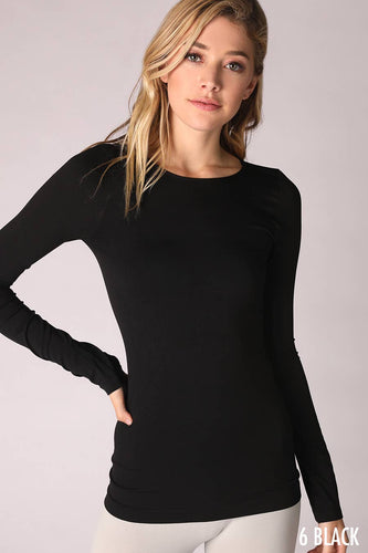 NIKIBIKI Long Sleeve Crew Neck Top