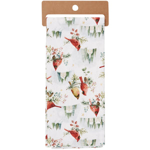 Primitives by Kathy - Winter Cardinals Kitchen Towel