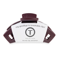 Load image into Gallery viewer, TELETIES - Open Hair Clip | Large | Burgundy Bliss