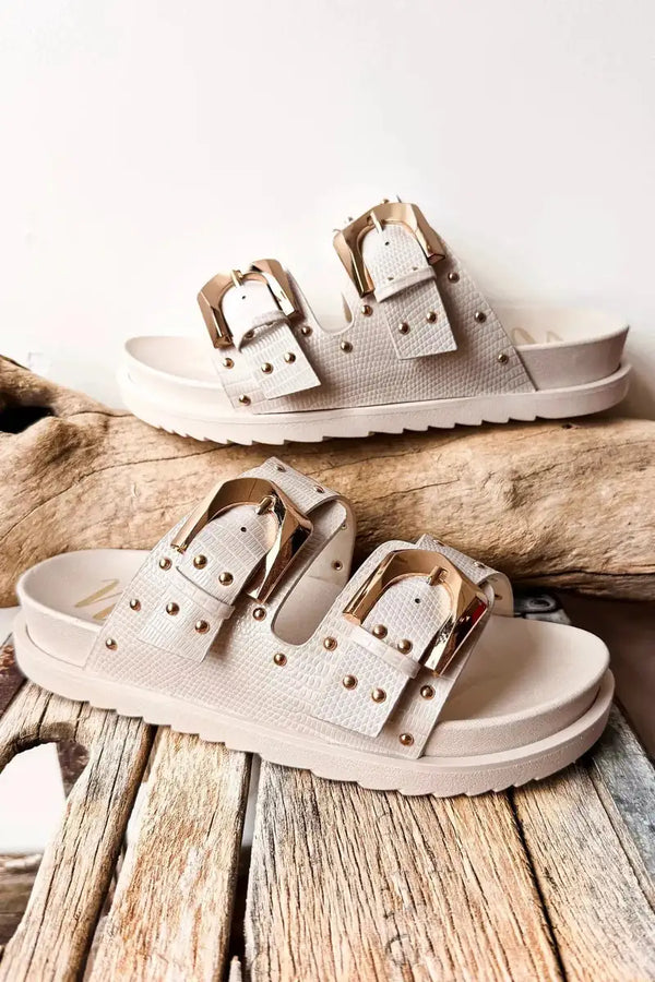 Naughty Monkey Marigold Sandal CREAM