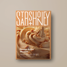 Load image into Gallery viewer, Collagen protein bar packaging with peanut butter mousse flavor on a beige background