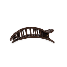 Load image into Gallery viewer, TELETIES - Flat Round Hair Clip | Medium | Truly Taupe Quilted