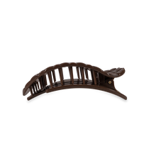 Load image into Gallery viewer, TELETIES - Flat Round Hair Clip | Medium | Truly Taupe Quilted