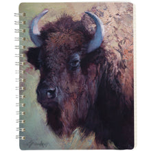 Load image into Gallery viewer, Primitives by Kathy - Bison Spiral Notebook