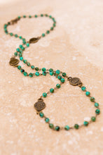 Load image into Gallery viewer, Blythe Coin Necklace Turquoise