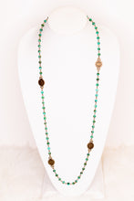 Load image into Gallery viewer, Blythe Coin Necklace Turquoise