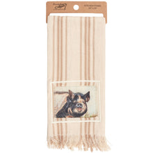 Load image into Gallery viewer, Primitives by Kathy - Kune Kune Pig Kitchen Towel