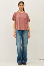 Load image into Gallery viewer, Person wearing a pink t-shirt and blue jeans against a white background